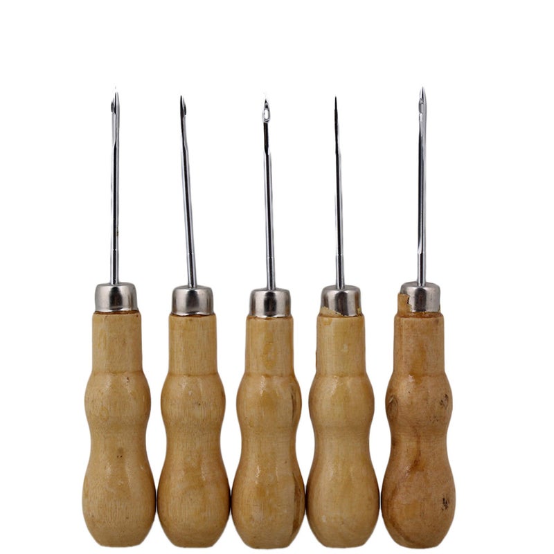 Bstinay 5X Handwork Sewing Awl Stitcher Shoe Repair Tool for Leather DIY Sewing Repair - Image 2